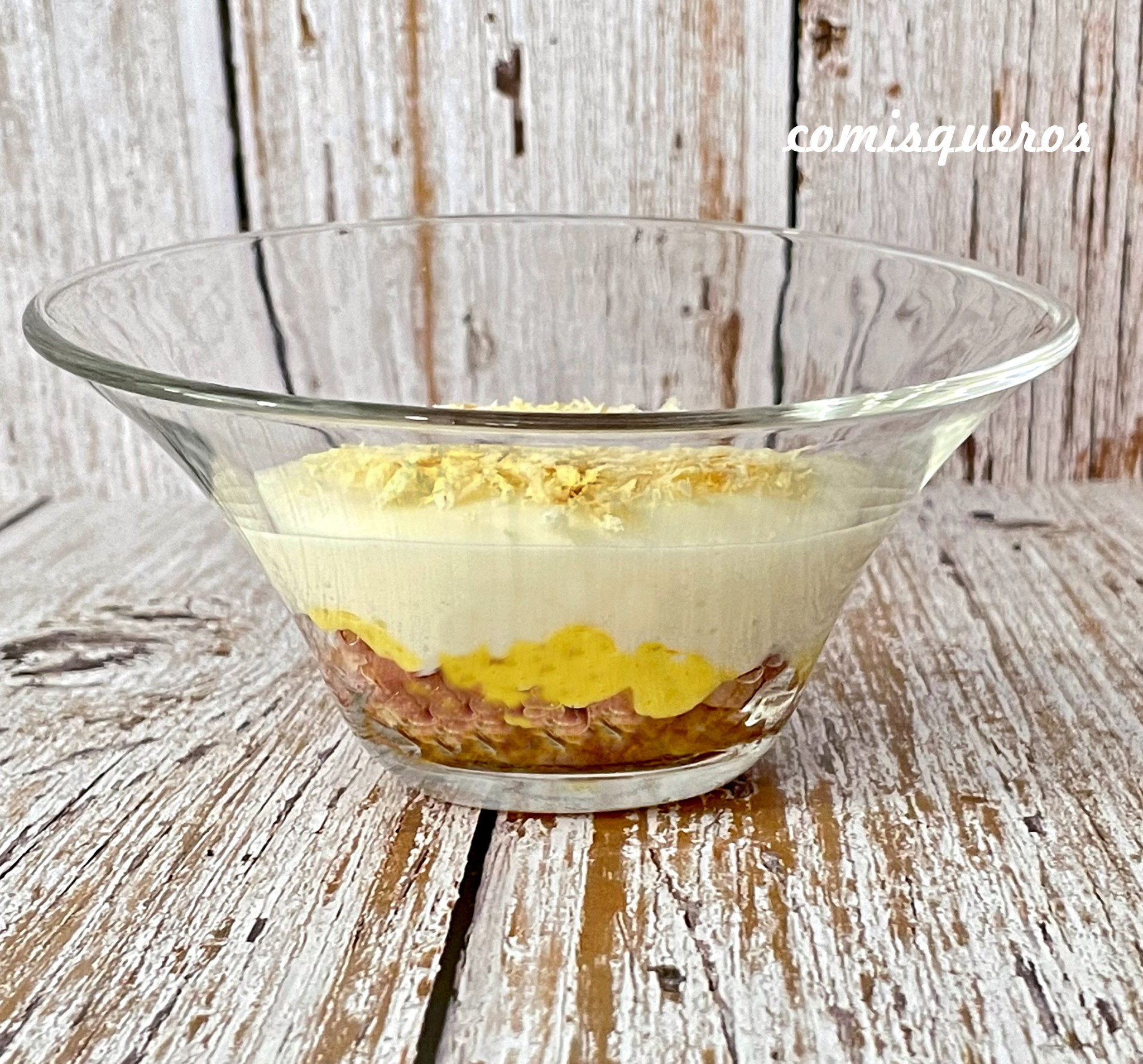 Croqueta invertida de jamón ibérico y huevo Comisqueros